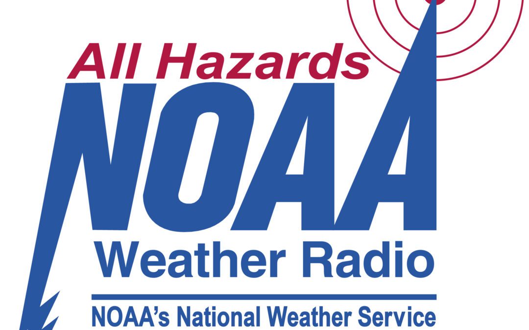 All Hazards NOAA Weather Radio NOAA's National Weather Service Saves Lives! logo